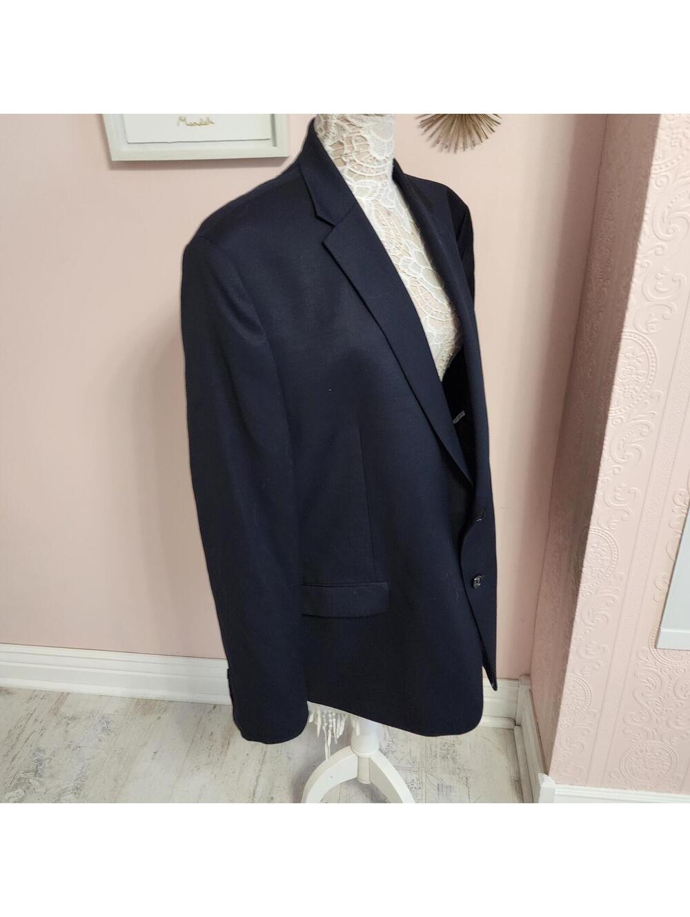 Lauren Ralph Lauren Men’s Navy Wool Blazer Sport Coat Jacket 50R